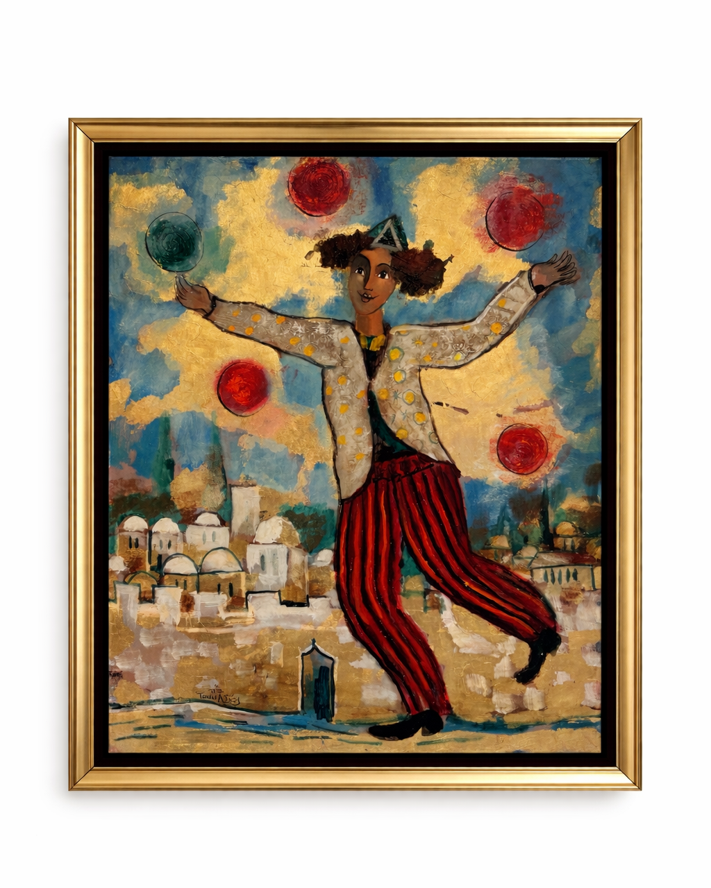 Touvia Naftali - ORIGINAL - Jerusalem Clown