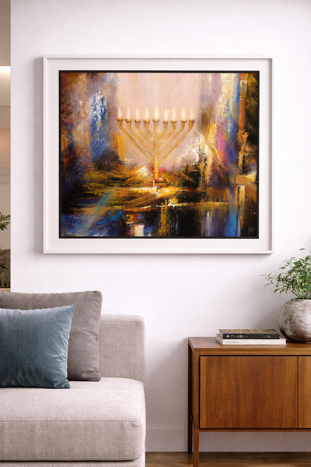 Menorah Light - Mixed Media - Yossi Bitton