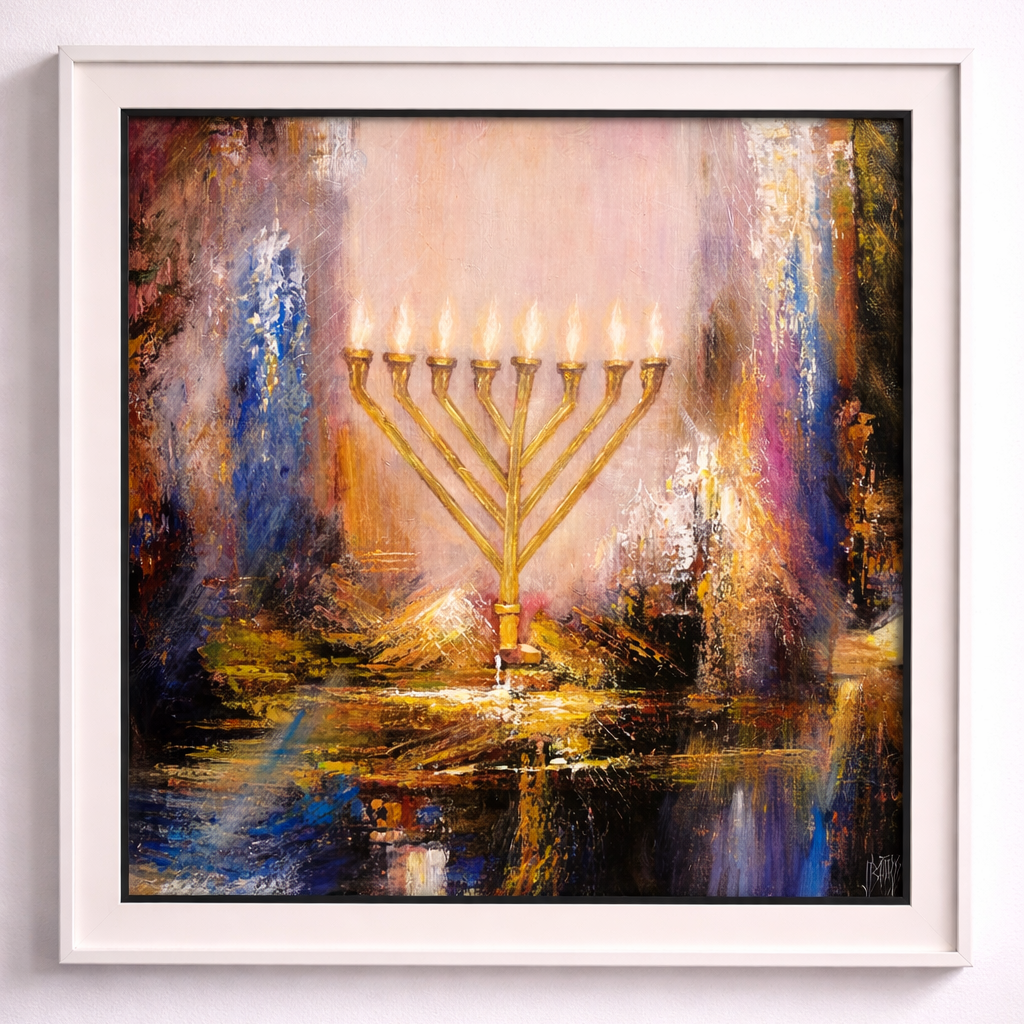 Menorah Light - Mixed Media - Yossi Bitton