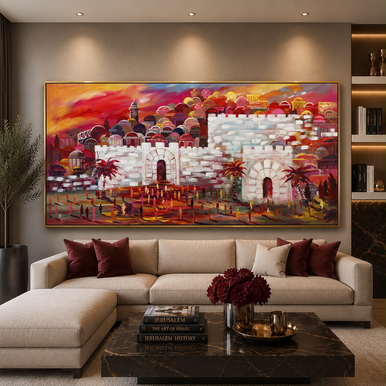 "Sunset Over Jerusalem"